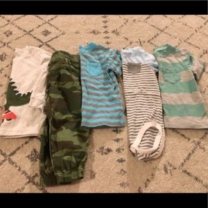 Toddler Baby 18 month size shirts onesie pants